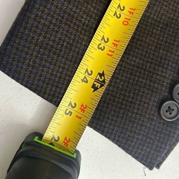 Ralph Lauren Men's 2 Button Wool Blazer Brown Check Size 40 R Business Classic - Picture 12 of 13